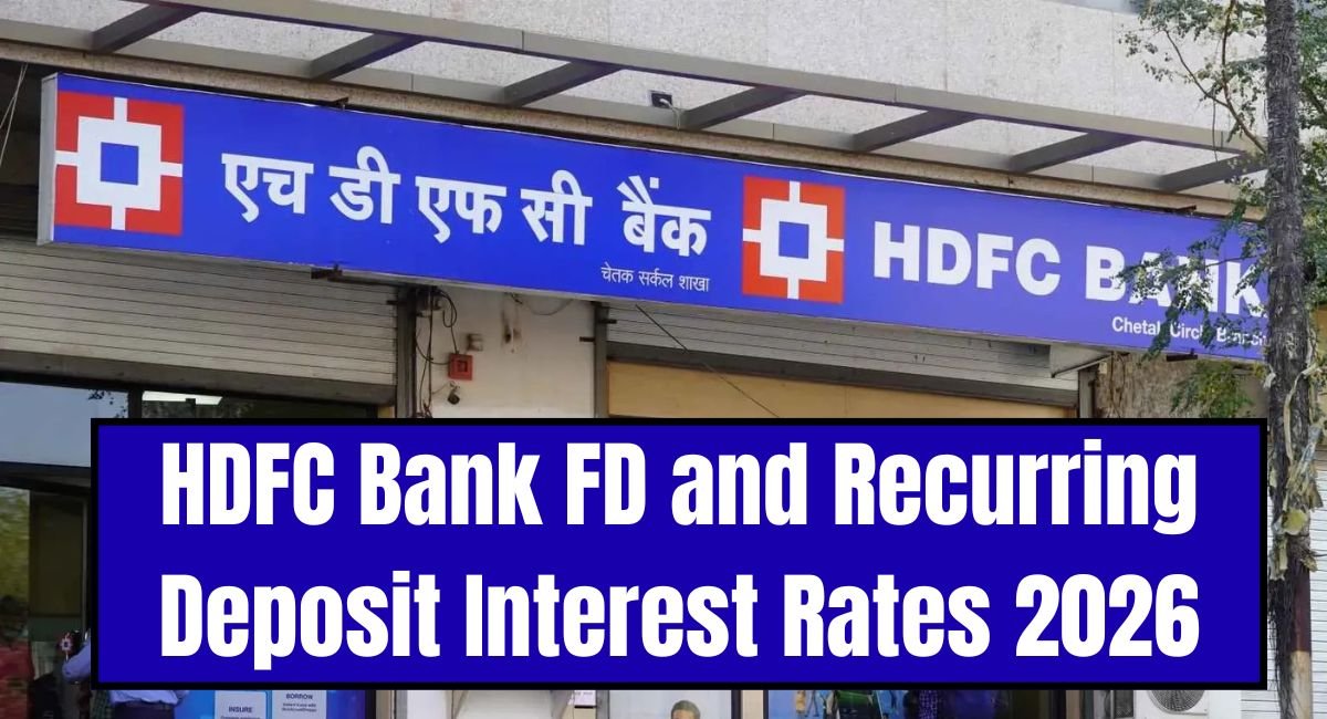 HDFC Bank FD and Recurring Deposit Interest Rates 2026